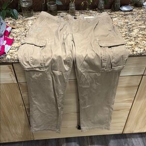 Men's Tan Cargo Pants